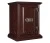 Сейф с отделкой деревом Safewood 1678EL Flock Chrome
