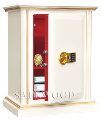 Сейф с отделкой деревом Safewood 78EL Flock Gold